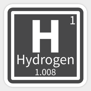 Hydrogen — Periodic Table Element 1 Sticker